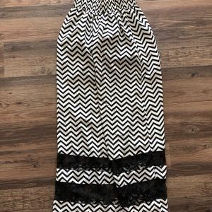 Forever 21 striped long skirt